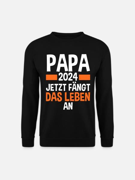 Werdender Papa 2028 - Unisex Pullover - Schwarz