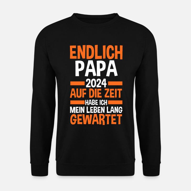 Werdender Papa 2033 - Unisex Pullover - Schwarz