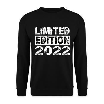 Limited Edition 2022 Geburtstag 2022 Geburtstag - Unisex Pullover - Schwarz - Vorne - Alina (178cm) & Michal (187cm)