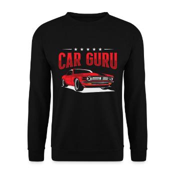 Muscle Car Enthusiast Car Enthusiast - Sweat-shirt Unisexe - noir - Devant - Alina (178cm) & Michal (187cm)