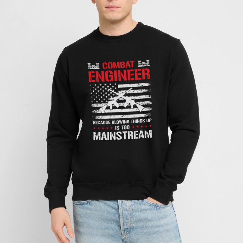 Combat Engineer Engineering Armee Unisex Pullover