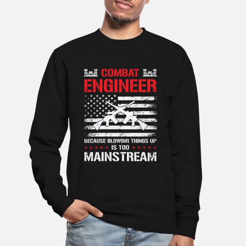Combat Engineer Engineering Armee Unisex Pullover