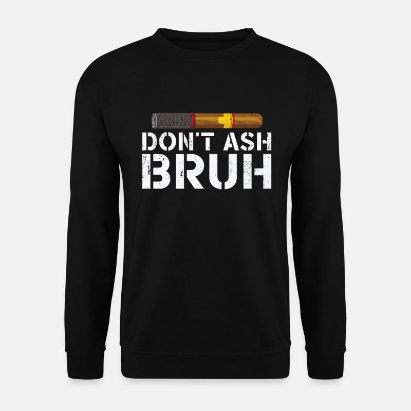 Zigarre Rauchen Zigarren Raucher - Unisex Pullover - Schwarz