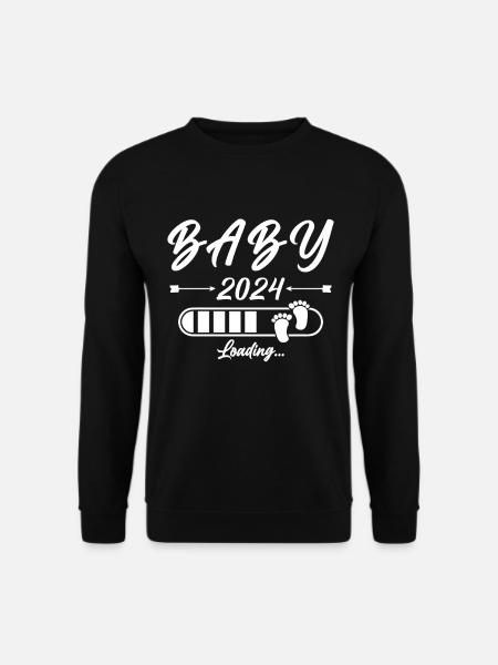 Baby 2024 loading - Unisex Sweatshirt - black