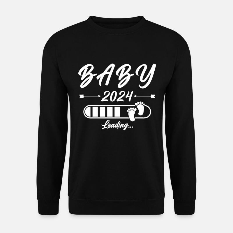 Baby 2024 loading - Unisex Pullover - Schwarz