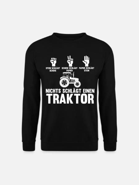 Landwirtschaft Landwirt Traktor Bauernhof Bauer - Unisex Pullover - Schwarz