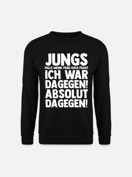 Bräutigam Junggesellenabschied - Unisex Pullover - Schwarz