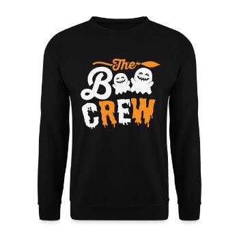 « The Boo Crew » - Doux fantômes et amusement effrayant - Sweat-shirt Unisexe - noir - Devant - Alina (178cm) & Michal (187cm)