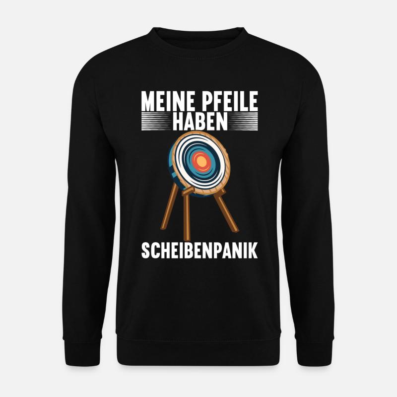 Bogenschießen Bogenschütze - Unisex Pullover - Schwarz