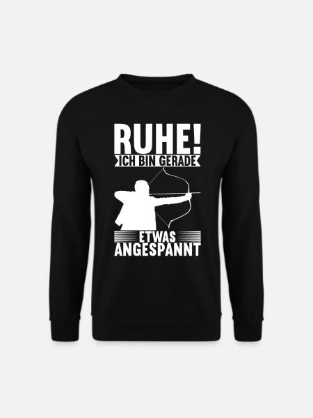 Bogenschießen Bogenschütze - Unisex Pullover - Schwarz