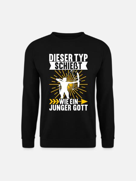 Bogenschießen Bogenschütze - Unisex Pullover - Schwarz
