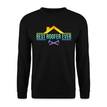 Roofing Contractor - Best Roofer Ever - Unisex Sweatshirt - black - Front - Alina (178cm) & Michal (187cm)