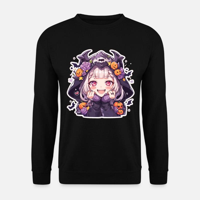 Vampir Vampire Vampir Damen Helloween - Unisex Pullover - Schwarz
