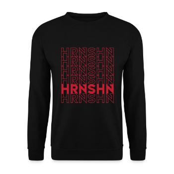 HRNSHN Sarkasmus Sprüche lustig lustig - Unisex Pullover - Schwarz - Vorne - Alina (178cm) & Michal (187cm)