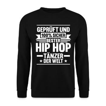Hip Hop Tänzer - Unisex Pullover - Schwarz - Vorne - Alina (178cm) & Michal (187cm)