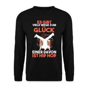 Hip Hop Tänzer - Unisex Pullover - Schwarz - Vorne - Alina (178cm) & Michal (187cm)