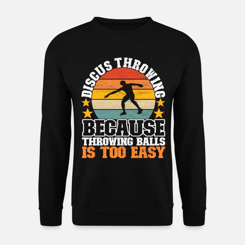 Discus thrower Discus throw - Unisex Sweatshirt - black