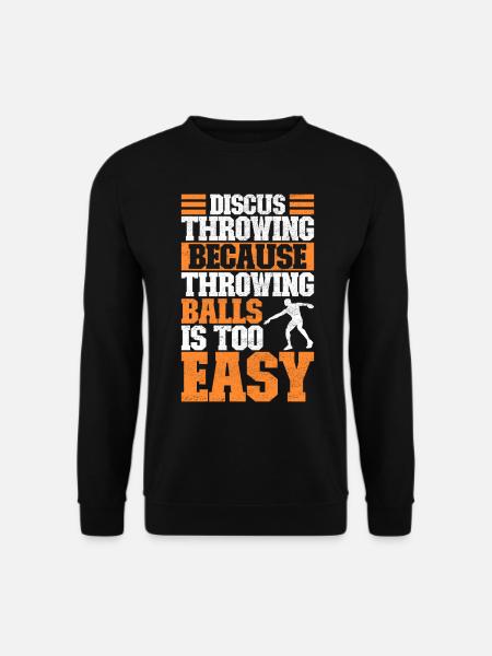 Discus thrower Discus throw - Unisex Sweatshirt - black