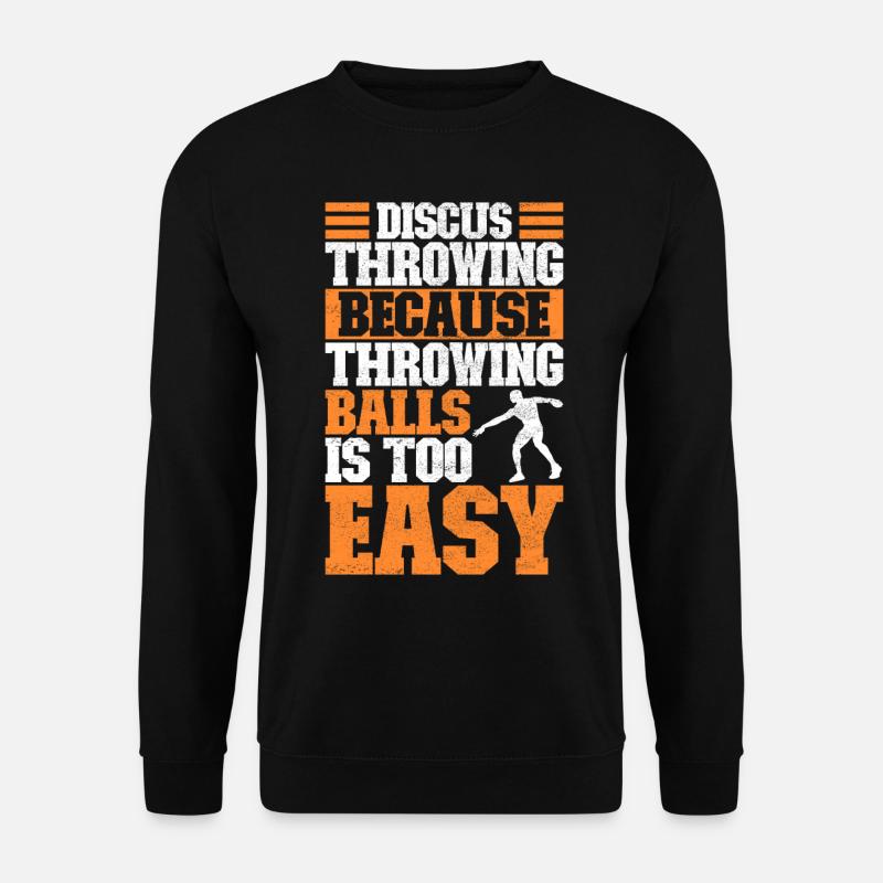 Discus thrower Discus throw - Unisex Sweatshirt - black