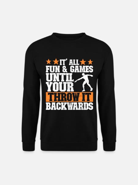 Discus thrower Discus throw - Unisex Sweatshirt - black