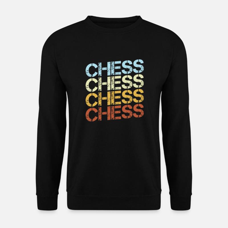 Chess Retro - Unisex Sweatshirt - black