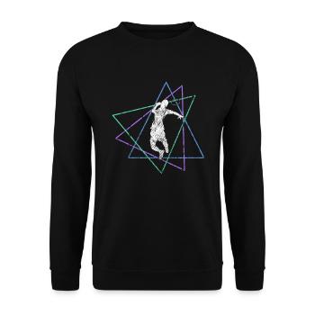 Badminton - Unisex Pullover - Schwarz - Vorne - Alina (178cm) & Michal (187cm)