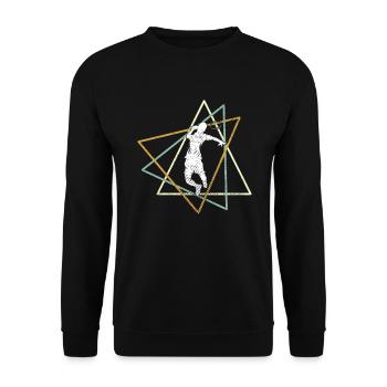 Badminton - Unisex Pullover - Schwarz - Vorne - Alina (178cm) & Michal (187cm)