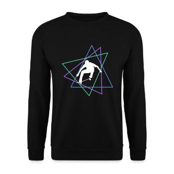Skating - Unisex Pullover - Schwarz - Vorne - Alina (178cm) & Michal (187cm)