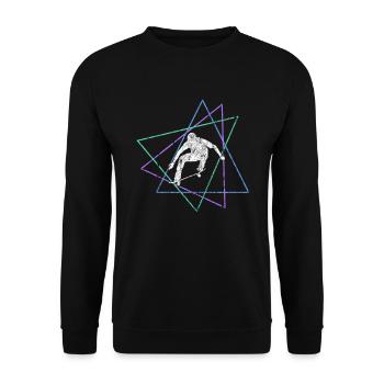 Skating - Unisex Pullover - Schwarz - Vorne - Alina (178cm) & Michal (187cm)