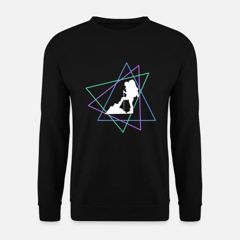 Bergsteigen - Unisex Pullover - Schwarz