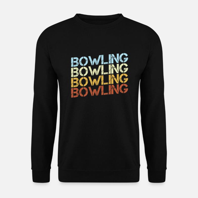 Bowling Retro - Unisex Sweatshirt - black