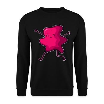Erdnussbutter Pb&j Peanut Butter Jelly Halloween - Unisex Sweatshirt - black - Front - Alina (178cm) & Michal (187cm)
