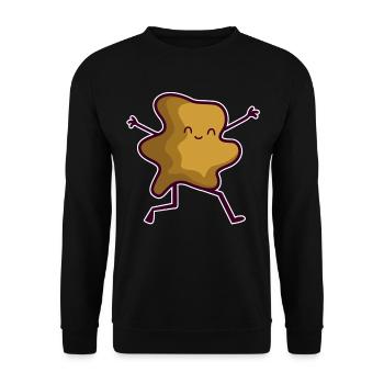 Erdnussbutter Pb&j Peanut Butter Jelly Halloween - Unisex Sweatshirt - black - Front - Alina (178cm) & Michal (187cm)