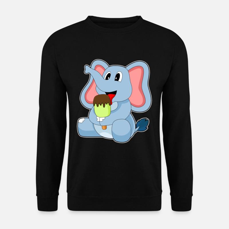 Elephant popsicles - Unisex Sweatshirt - black