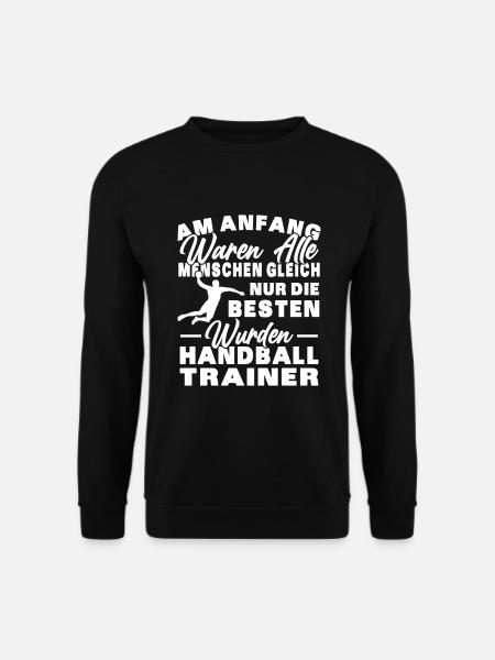 Besten Menschen Wurden Handball Trainer Handballer - Unisex Pullover - Schwarz