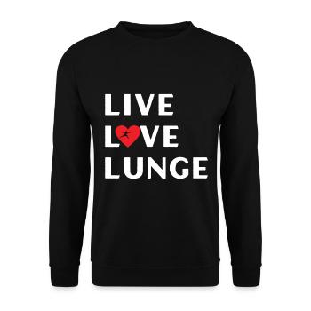 Fechten Fechtsport - Unisex Pullover - Schwarz - Vorne - Alina (178cm) & Michal (187cm)