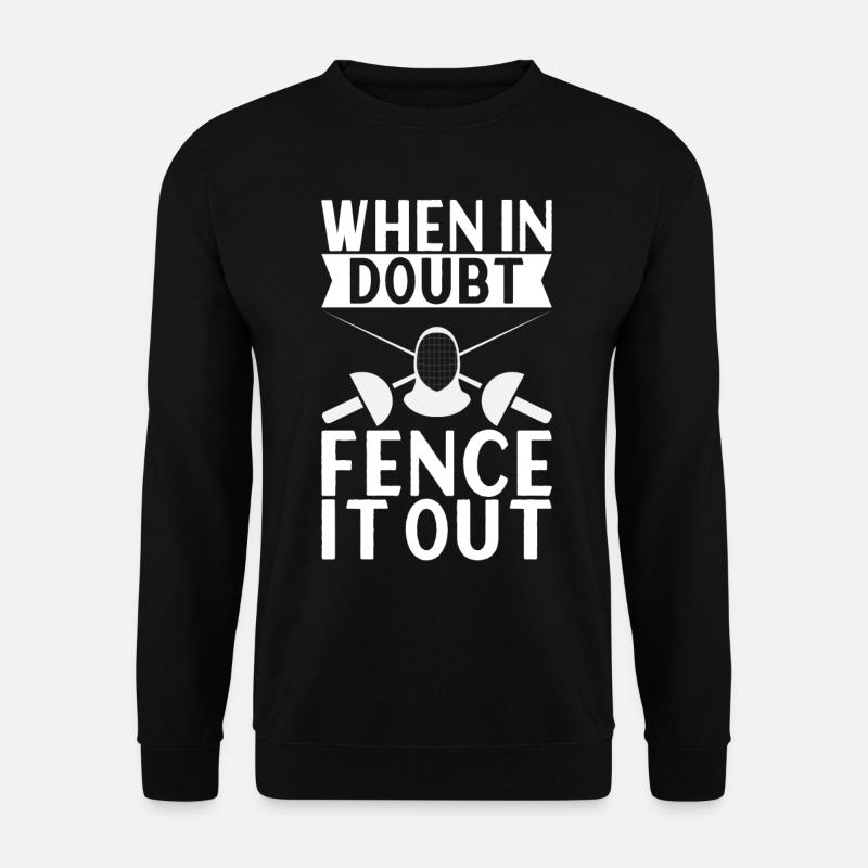 Fechten Fechtsport - Unisex Pullover - Schwarz