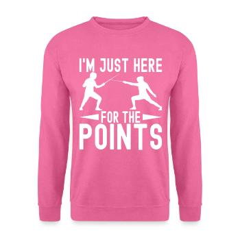 Fechten Fechtsport - Unisex Pullover - Pink - Vorne