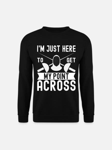 Clôture - Sweat-shirt Unisexe - noir