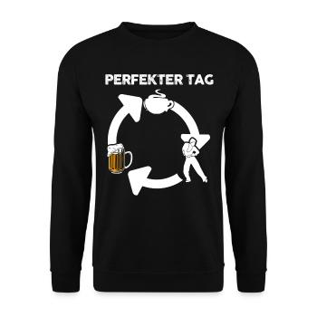 Salsa Tanz Tänzer - Unisex Pullover - Schwarz - Vorne - Alina (178cm) & Michal (187cm)