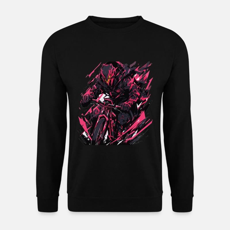 Bicycle Ebike Ebiker Cycling - Unisex Sweatshirt - black