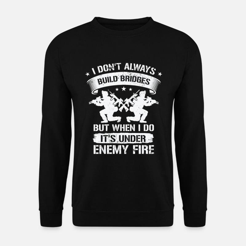 Combat Engineer Engineering Army - Unisex Sweatshirt - black