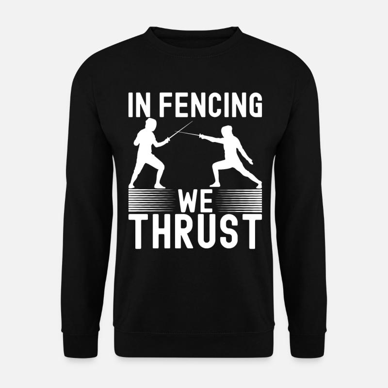 Fechten Fechtsport - Unisex Pullover - Schwarz