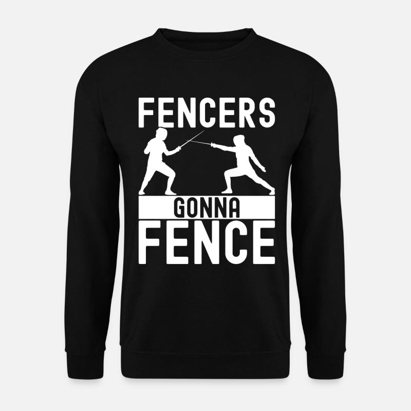 Fechten Fechtsport - Unisex Pullover - Schwarz