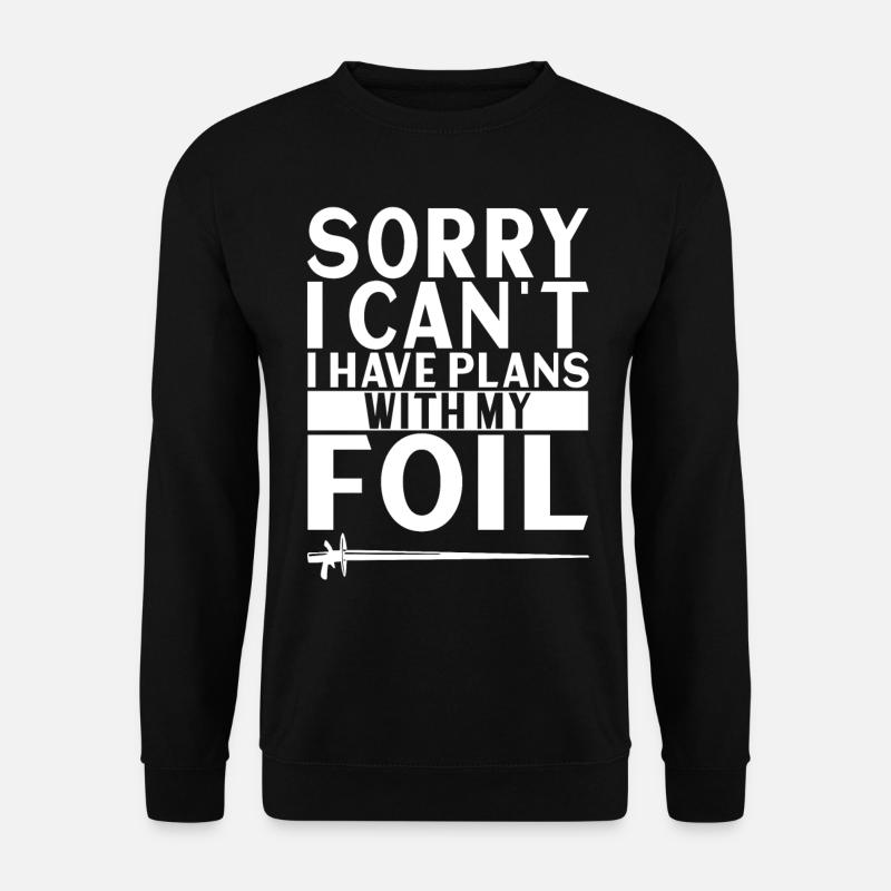 Fechten Fechtsport - Unisex Pullover - Schwarz