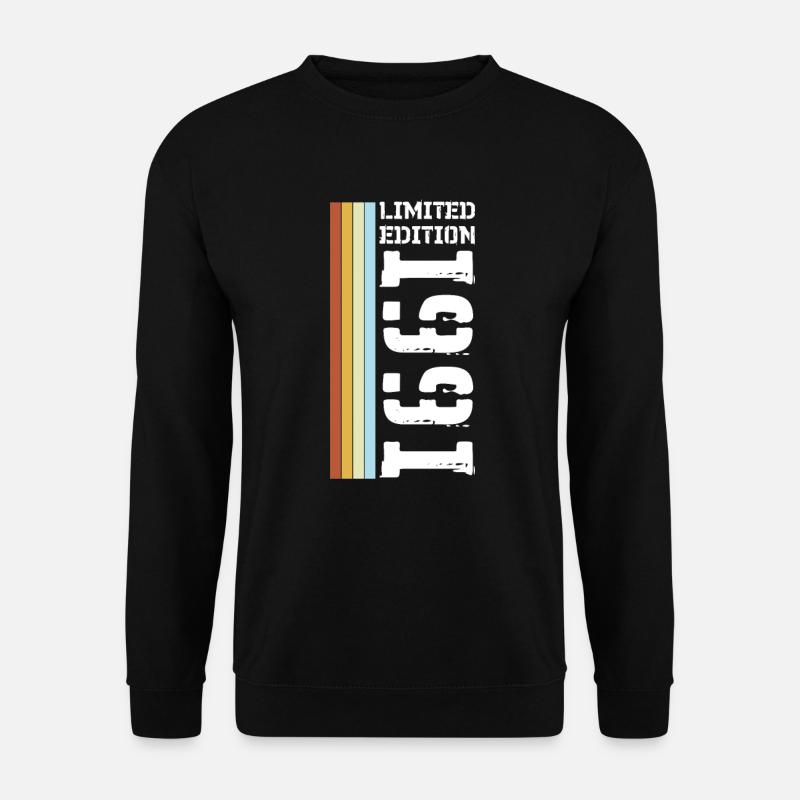 Limited Edition Retro 1991 - Unisex Pullover - Schwarz