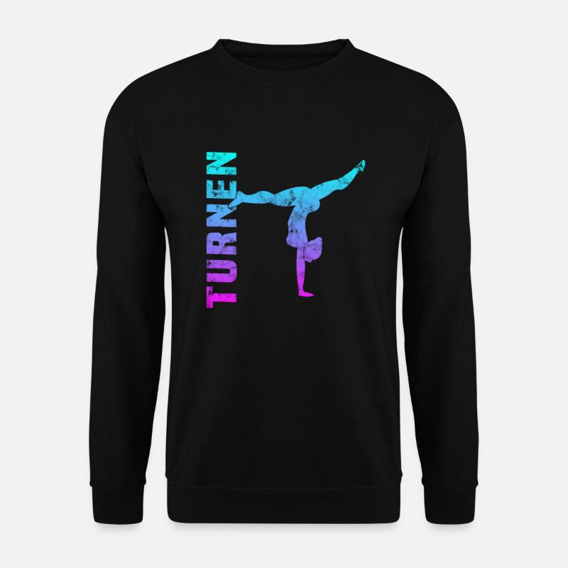 Turnen - Unisex Pullover - Schwarz