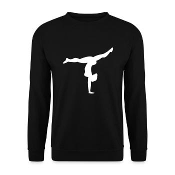 Gymnastique - Sweat-shirt Unisexe - noir - Devant - Alina (178cm) & Michal (187cm)