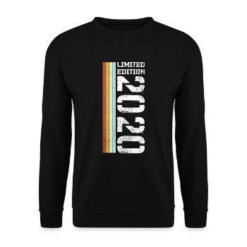 Limited Edition Retro 2020 - Unisex Sweatshirt - black - Front - Alina (178cm) & Michal (187cm)