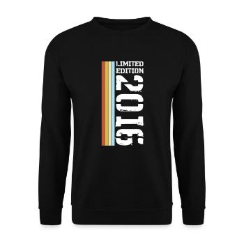 Edition Limitée Rétro 2016 - Sweat-shirt Unisexe - noir - Devant - Alina (178cm) & Michal (187cm)